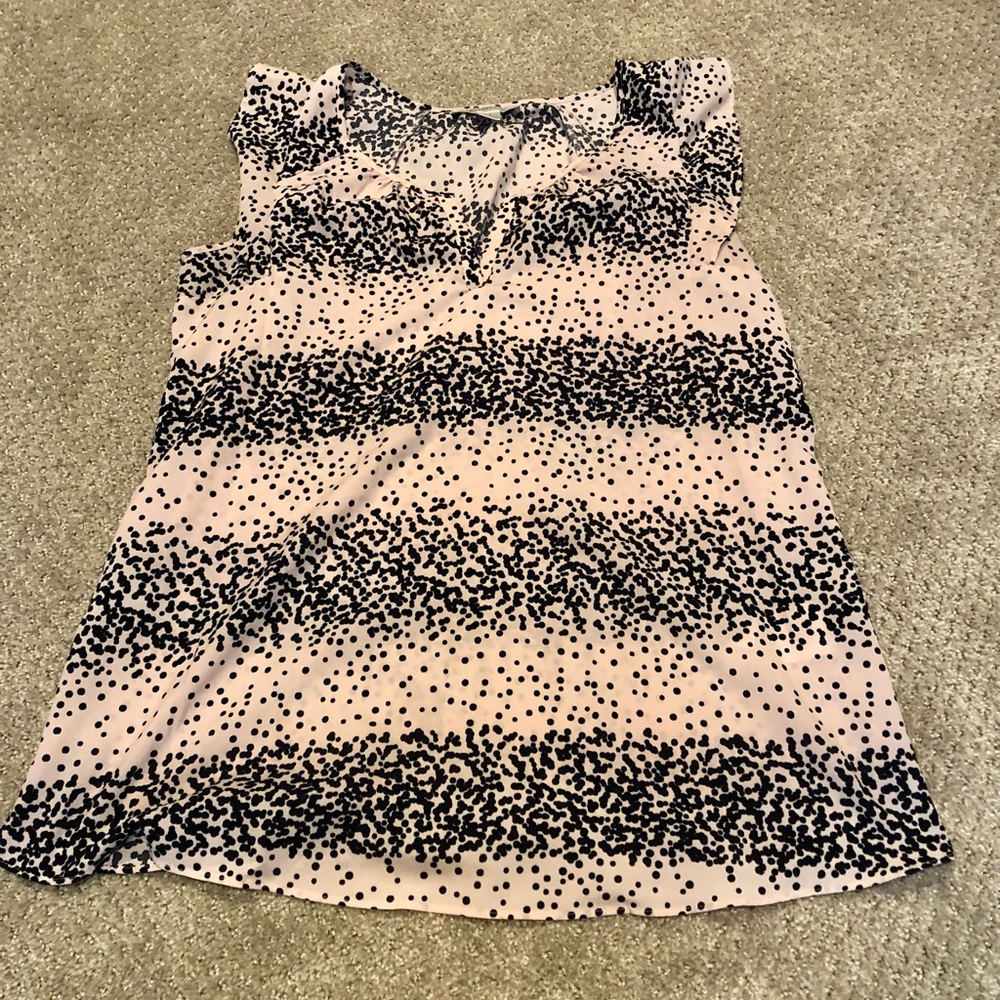 Pink & Black Maternity Top